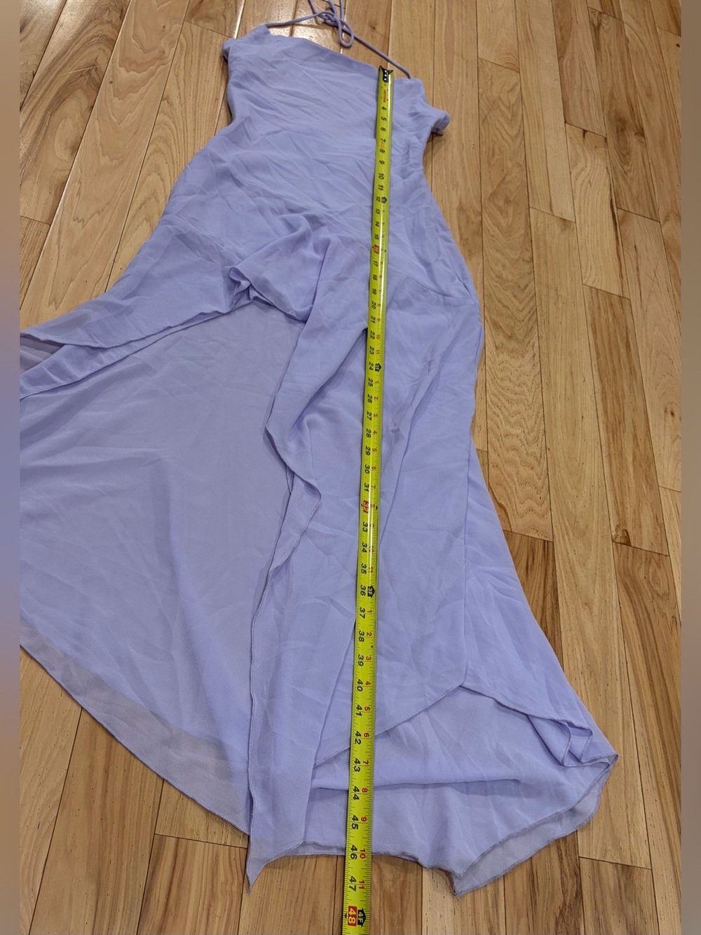 NWT Peppermayo Sunmi Asymmetric Cowl Midi Dress in Lavender Purple - Size XXS - Picture 10 of 10
